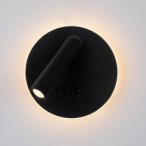 Sieninis šviestuvas Furla LED 8W 3000K Juoda (WL-53742-1-BK)