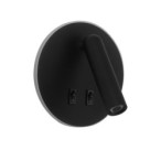 Sieninis šviestuvas Furla LED 8W 3000K Juoda (WL-53742-1-BK)