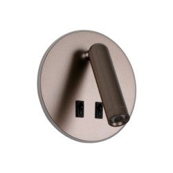 Sieninis šviestuvas Furla LED 8W 3000K Kavos (WL-53742-1-CF)