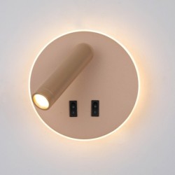 Sieninis šviestuvas Furla LED 8W 3000K Aukso (WL-53742-1-GD)