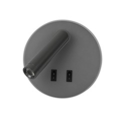 Sieninis šviestuvas Furla LED 8W 3000K Pilka (WL-53742-1-GR)