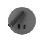 Sieninis šviestuvas Furla LED 8W 3000K Pilka (WL-53742-1-GR)