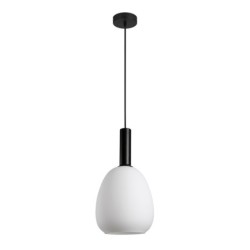 Pakabinamas šviestuvas Gater 1xE27 Juoda (PND-23541-1-BK-OP)