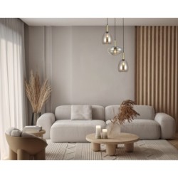 Pakabinamas šviestuvas Gater 3xE27 Aukso (PND-23541-3-GD-CH)