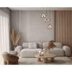 Pakabinamas šviestuvas Gater 3xE27 Aukso (PND-23541-3-GD-CH)