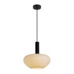 Pakabinamas šviestuvas Gater 1xE27 Juoda (PND-23541A-1-BK-OP)