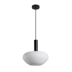 Pakabinamas šviestuvas Gater 1xE27 Juoda (PND-23541A-1-BK-OP)