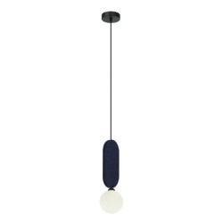 Pakabinamas šviestuvas Lorenzo 1xG9 Mėlyna (PND-59815-1-BLU)