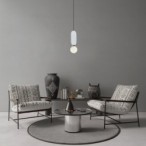 Pakabinamas šviestuvas Lorenzo 1xG9 Pilka (PND-59815-1-LGR)