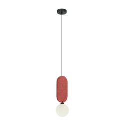 Pakabinamas šviestuvas Lorenzo 1xG9 Raudona (PND-59815-1-RED)