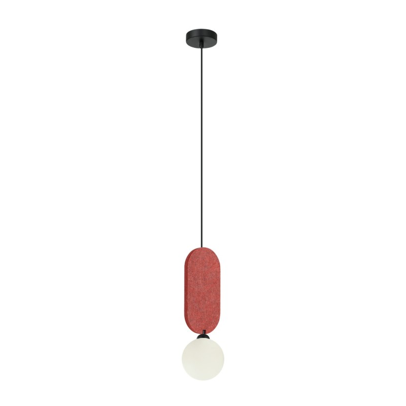 Pakabinamas šviestuvas Lorenzo 1xG9 Raudona (PND-59815-1-RED)