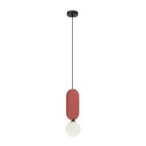 Pakabinamas šviestuvas Lorenzo 1xG9 Raudona (PND-59815-1-RED)