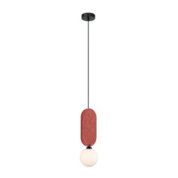 Pakabinamas šviestuvas Lorenzo 1xG9 Raudona (PND-59815-1-RED)