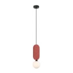 Pakabinamas šviestuvas Lorenzo 1xG9 Raudona (PND-59815-1-RED)