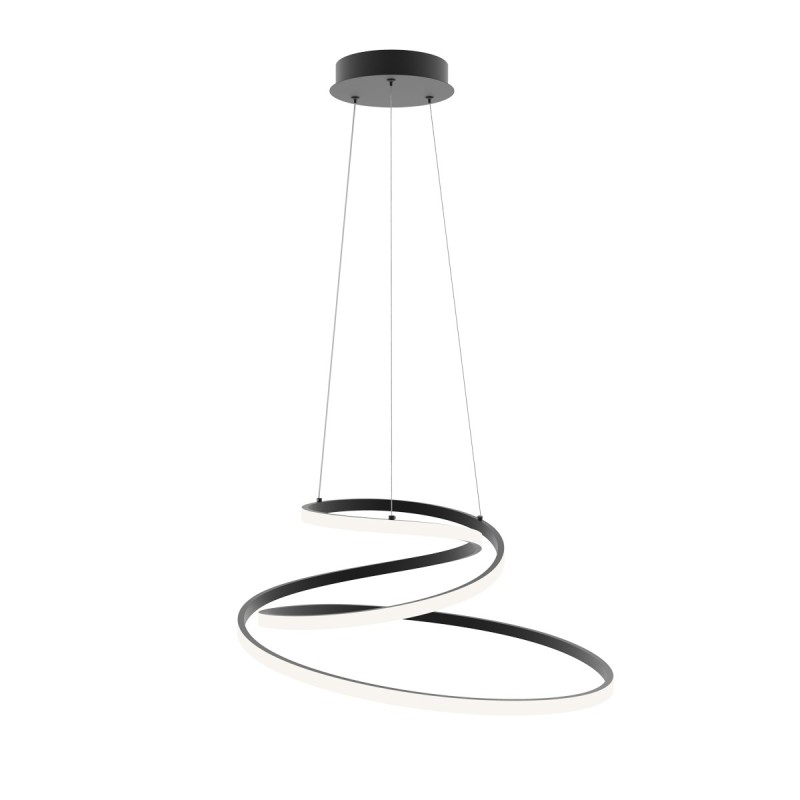 Pakabinamas šviestuvas Lorila LED 60W 3000, 4000, 6000K Juoda (PND-2168-M-BK)