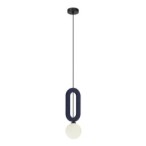 Pakabinamas šviestuvas Masso 1xG9 Mėlyna (PND-59839-1-BLU)