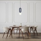Pakabinamas šviestuvas Masso 1xG9 Mėlyna (PND-59839-1-BLU)