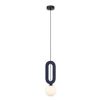 Pakabinamas šviestuvas Masso 1xG9 Mėlyna (PND-59839-1-BLU)