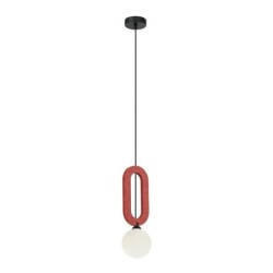 Pakabinamas šviestuvas Masso 1xG9 Raudona (PND-59839-1-RED)
