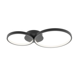 Lubinis šviestuvas Maver LED 30W 3000, 4000, 6000K Juoda (SPL-20452-2-BK)