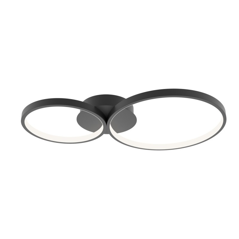 Lubinis šviestuvas Maver LED 30W 3000, 4000, 6000K Juoda (SPL-20452-2-BK)