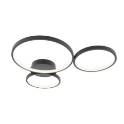 Lubinis šviestuvas Maver LED 40W 3000, 4000, 6000K Juoda (SPL-20452-3-BK)