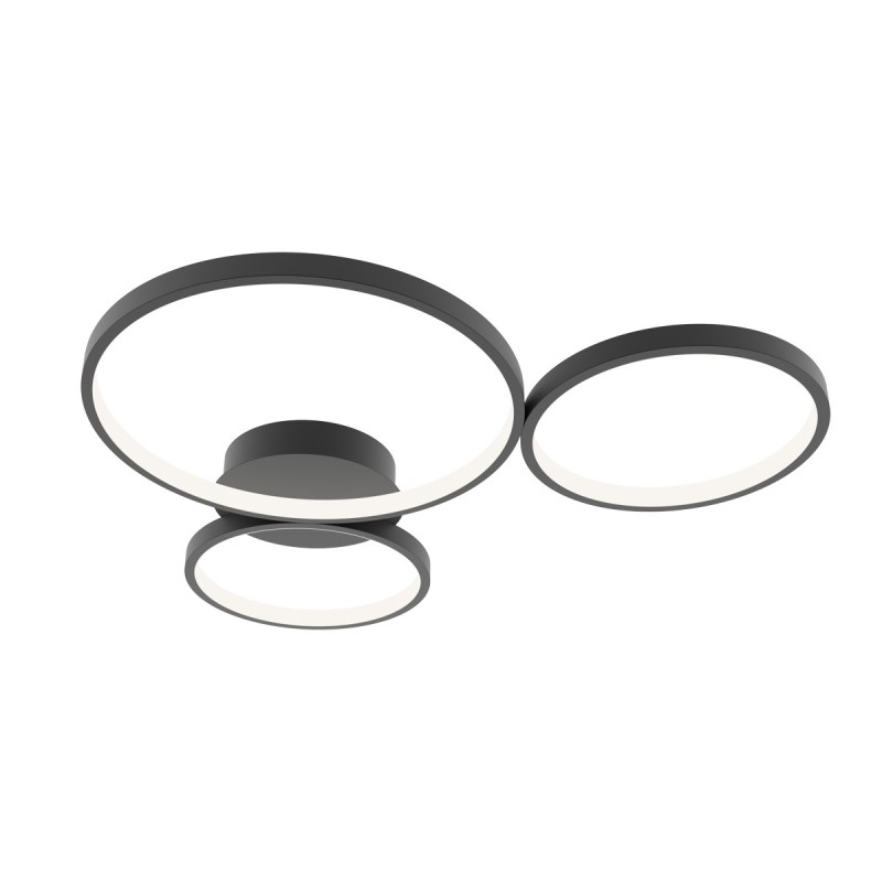 Lubinis šviestuvas Maver LED 40W 3000, 4000, 6000K Juoda (SPL-20452-3-BK)