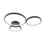 Lubinis šviestuvas Maver LED 40W 3000, 4000, 6000K Juoda (SPL-20452-3-BK)