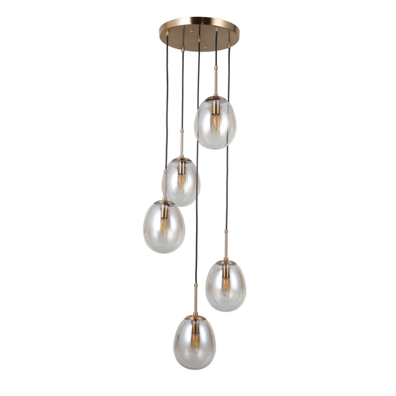 Pakabinamas šviestuvas Meolo 5xE14 Aukso (PND-40825-5-GD)