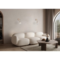 Sieninis šviestuvas Meolo 1xE14 Aukso (WL-40825-1-GD)