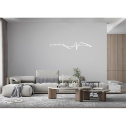Pakabinamas šviestuvas Mila LED 40W 3000, 4000, 6000K Balta (PND-23523-WH)