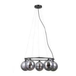 Pakabinamas šviestuvas Molite 5xG9 Matinė Juoda (PND-1098-5R-BK)