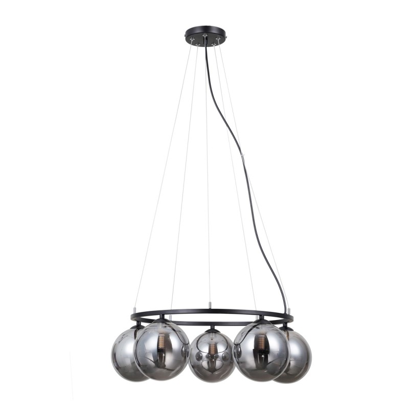 Pakabinamas šviestuvas Molite 5xG9 Matinė Juoda (PND-1098-5R-BK)