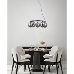 Pakabinamas šviestuvas Molite 5xG9 Matinė Juoda (PND-1098-5R-BK)