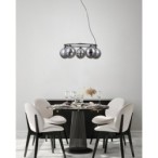 Pakabinamas šviestuvas Molite 5xG9 Matinė Juoda (PND-1098-5R-BK)