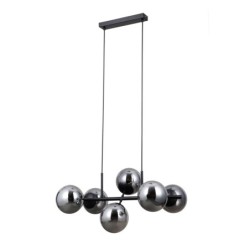 Pakabinamas šviestuvas Molite 6xE14 Matinė Juoda (PND-1098-6-BK)