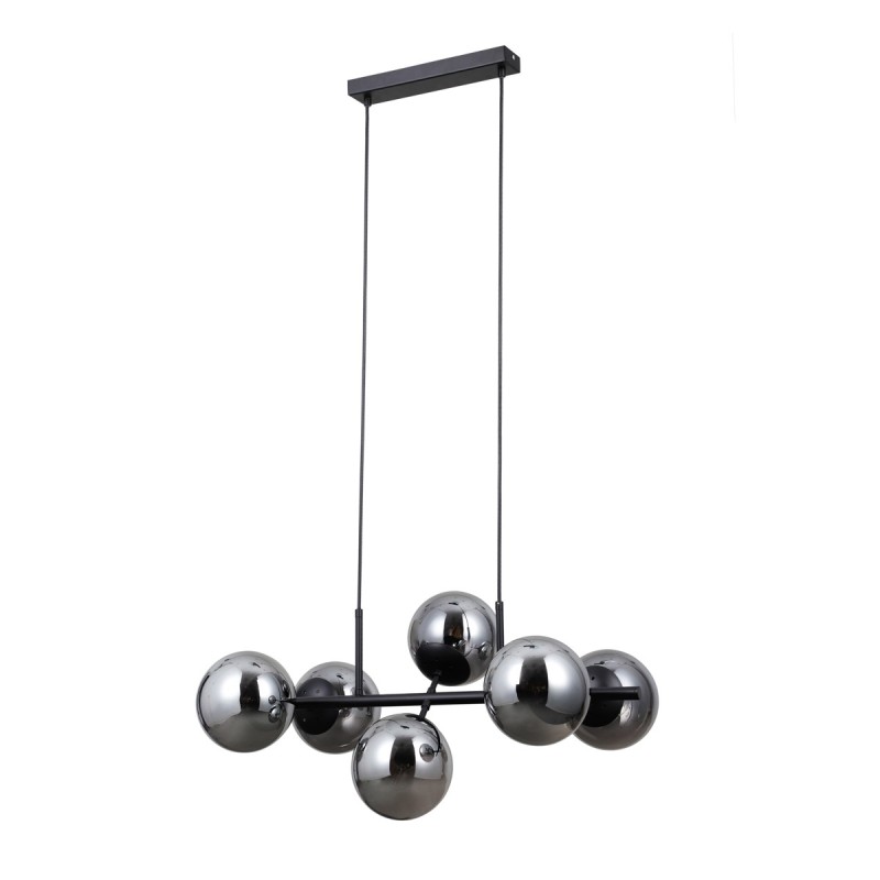 Pakabinamas šviestuvas Molite 6xE14 Matinė Juoda (PND-1098-6-BK)