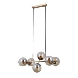 Pakabinamas šviestuvas Molite 6xE14 Aukso (PND-1098-6-HB)