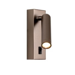 Sieninis šviestuvas Nova LED 2.5W 3000K Kavos (WL-46376-1-CF)
