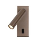 Sieninis šviestuvas Nova LED 2.5W 3000K Kavos (WL-46376-1-CF)