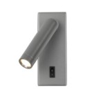 Sieninis šviestuvas Nova LED 2.5W 3000K Pilka (WL-46376-1-GR)