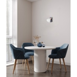 Sieninis šviestuvas Orella LED 4W 3000K Matinė Juoda Aukso (WL-34393-1-BK-HBR)