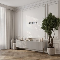 Lubinis šviestuvas Orella LED 12W 3000K Matinė Juoda Aukso (WL-34393-3-BK-HBR)