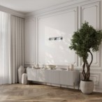 Lubinis šviestuvas Orella LED 12W 3000K Matinė Juoda Aukso (WL-34393-3-BK-HBR)