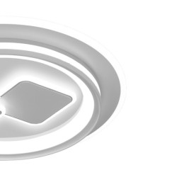 Pakabinamas šviestuvas Parco LED 55W 3000, 4000, 6500K Balta (CLN-52185A-WH)