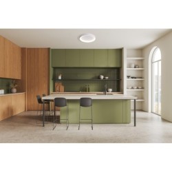 Lubinis šviestuvas Raden LED 40W 3000, 4000, 6000K Balta (CLN-3151-S-WH)