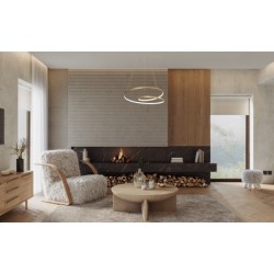 Pakabinamas šviestuvas Reina LED 40W 3000, 4000, 6000K Aukso (PND-21692-M-GD)