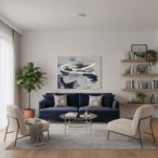 Pakabinamas šviestuvas Reina LED 40W 3000, 4000, 6000K Smėlio Šlifuota Balta (PND-21692-M-WH)