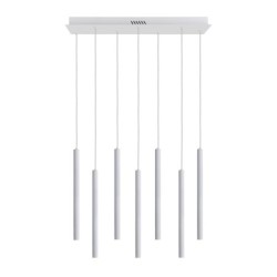 Pakabinamas šviestuvas Valdes LED 35W 3000, 4000, 6000K Balta (PND-22302-7-WH)