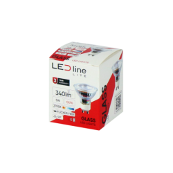 LED lemputė GU10 5W 2700K 410lm 220-260V 50° Šilta balta